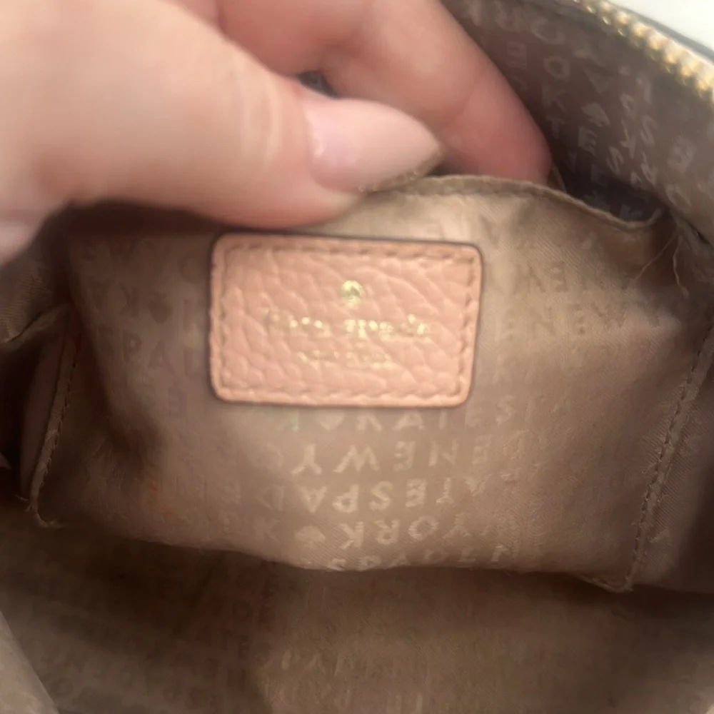 Kate Spade Crossbody Hanna Pebbled Leather, Chalk Pink